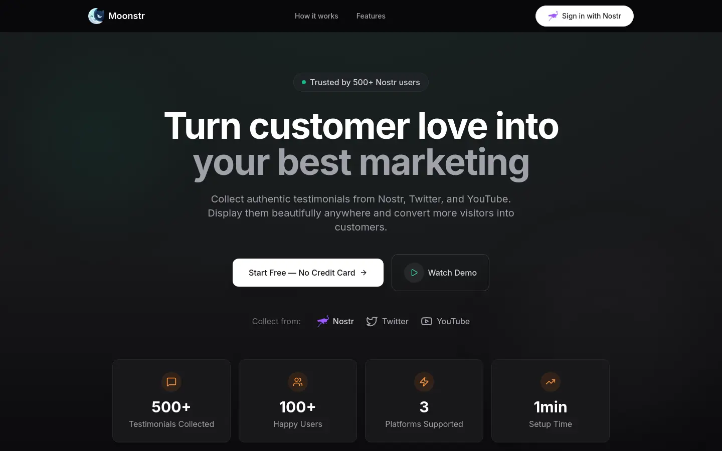 Moonstr website