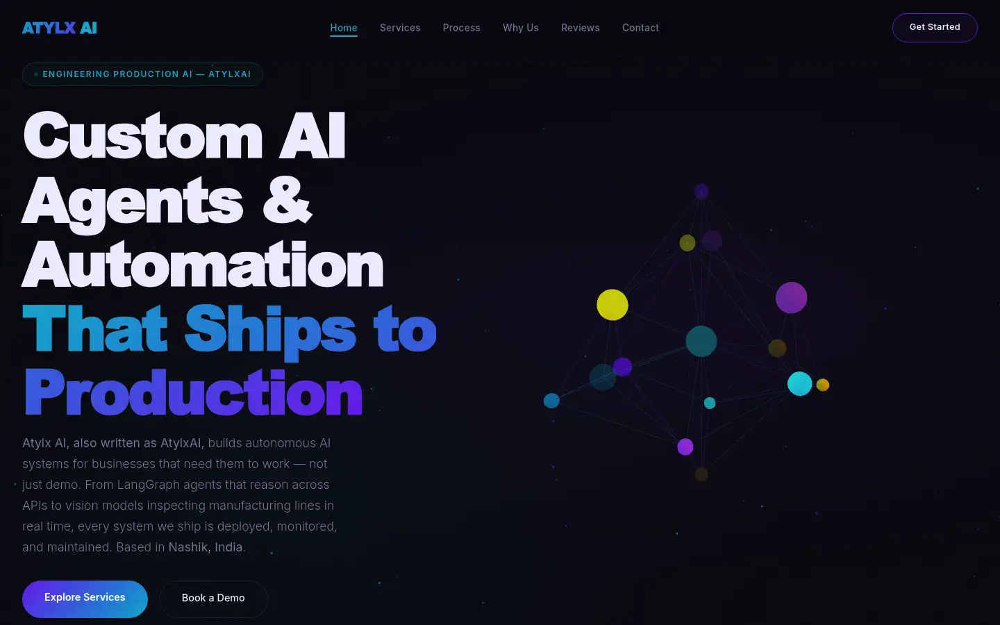 Atylx AI website