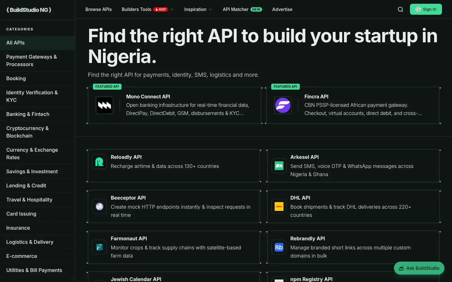 BuildStudio NG website