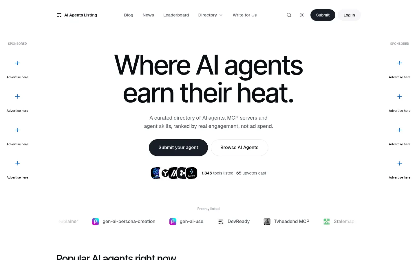 AI Agents Listing website