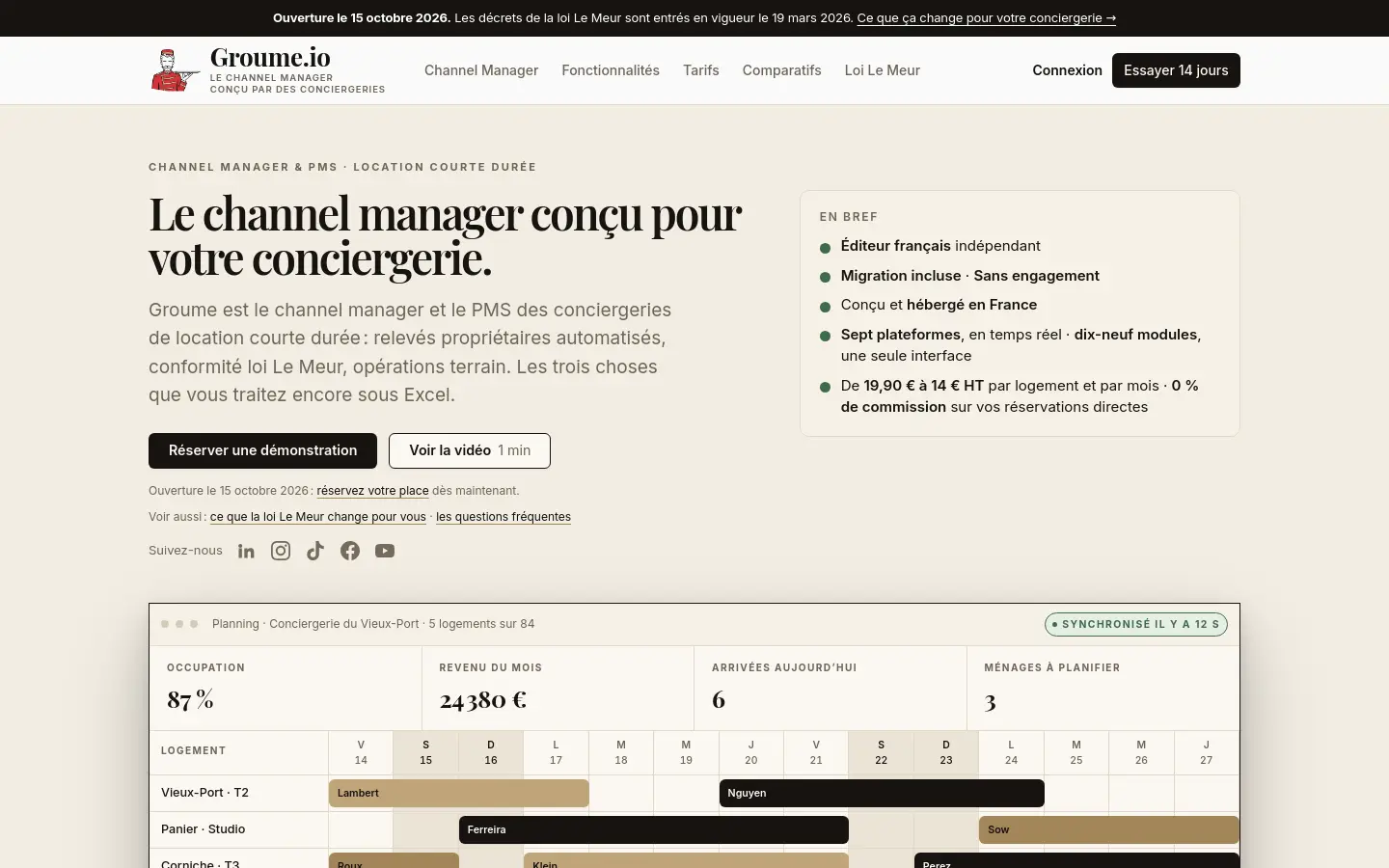 Groume.io website
