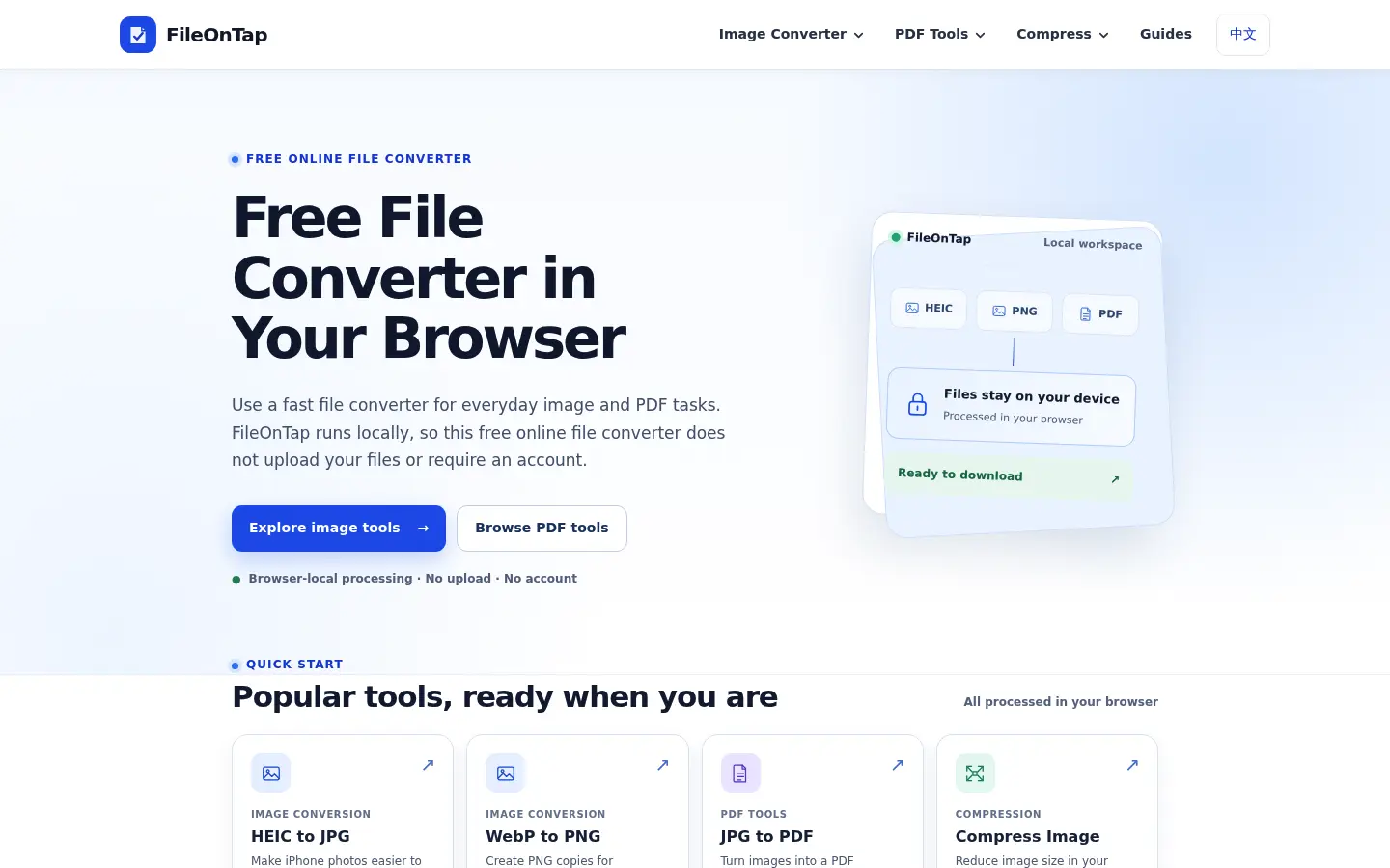 FileOnTap website