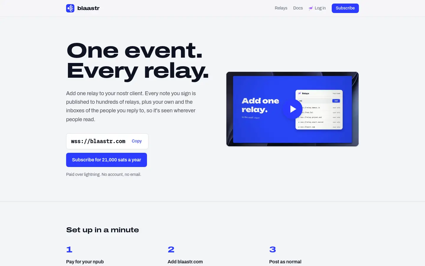 blaastr website