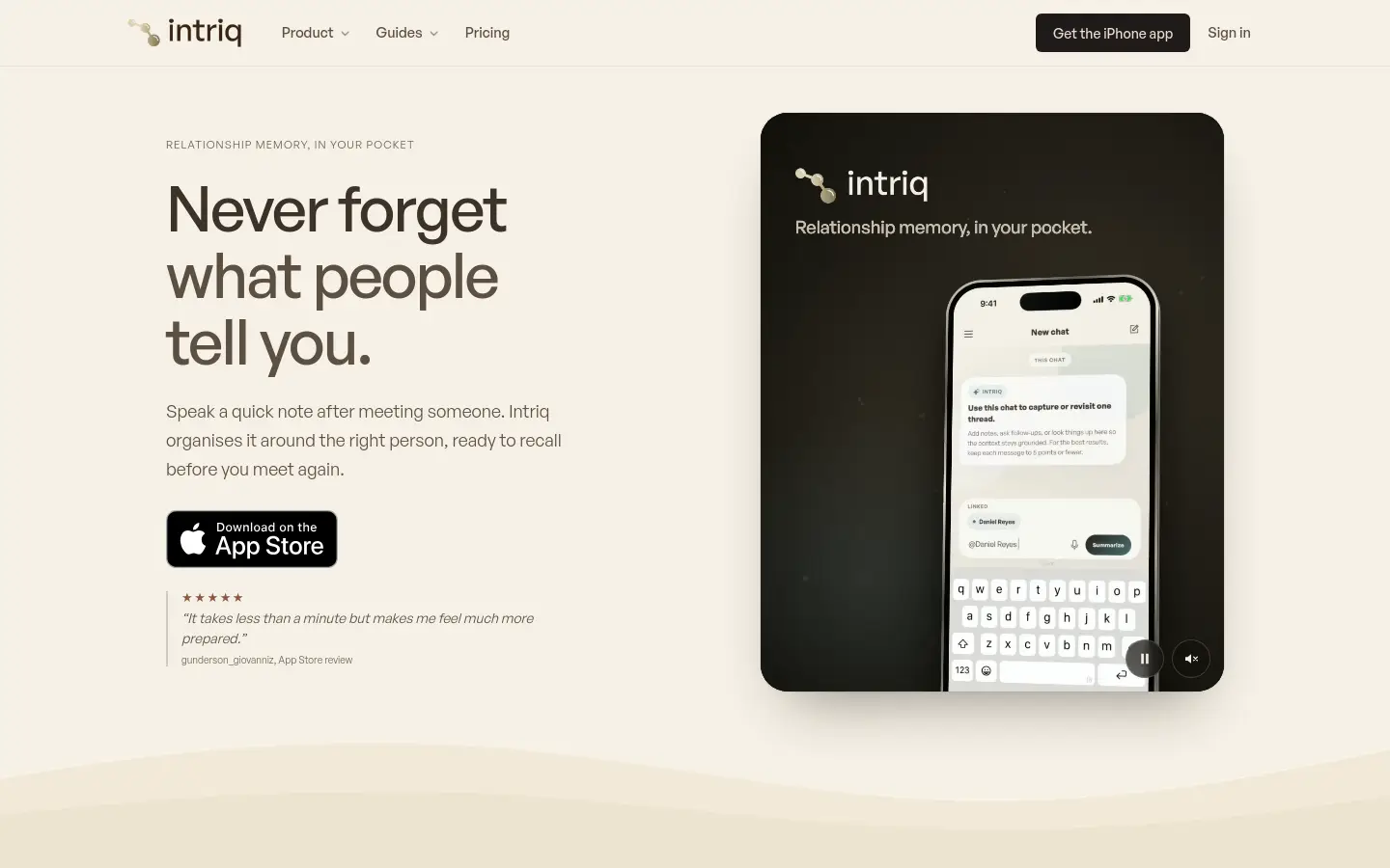 Intriq website