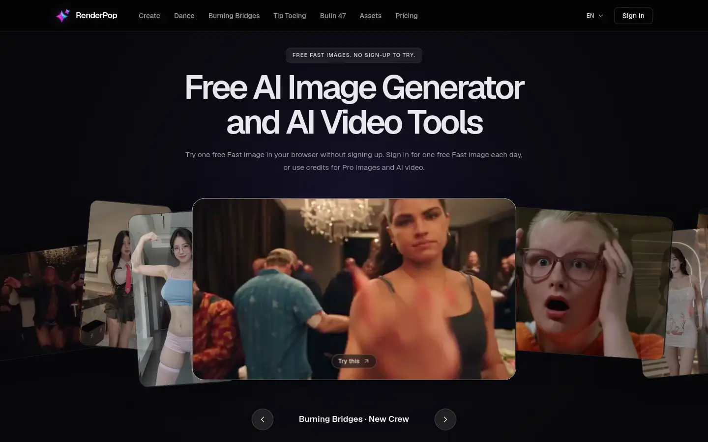 RenderPop website
