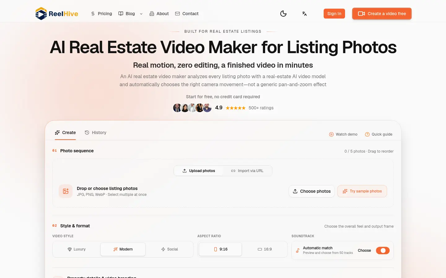 ReelHive website