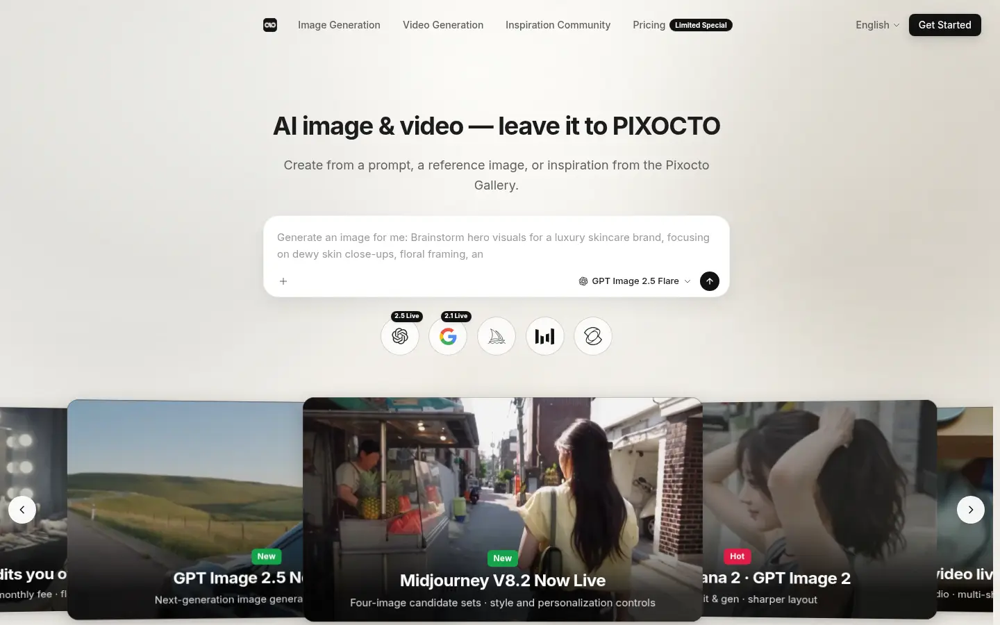 Pixocto website