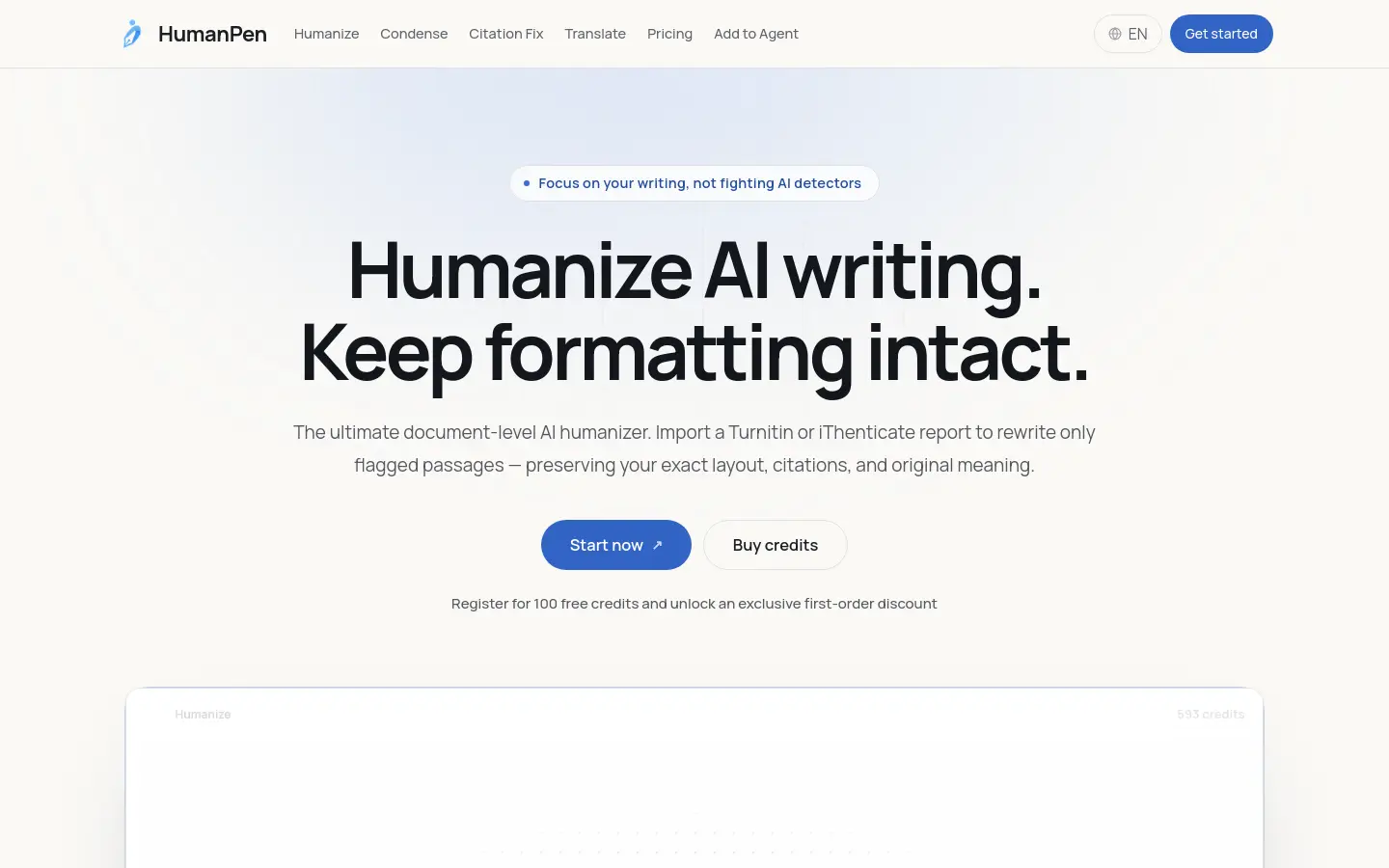 HumanPen website
