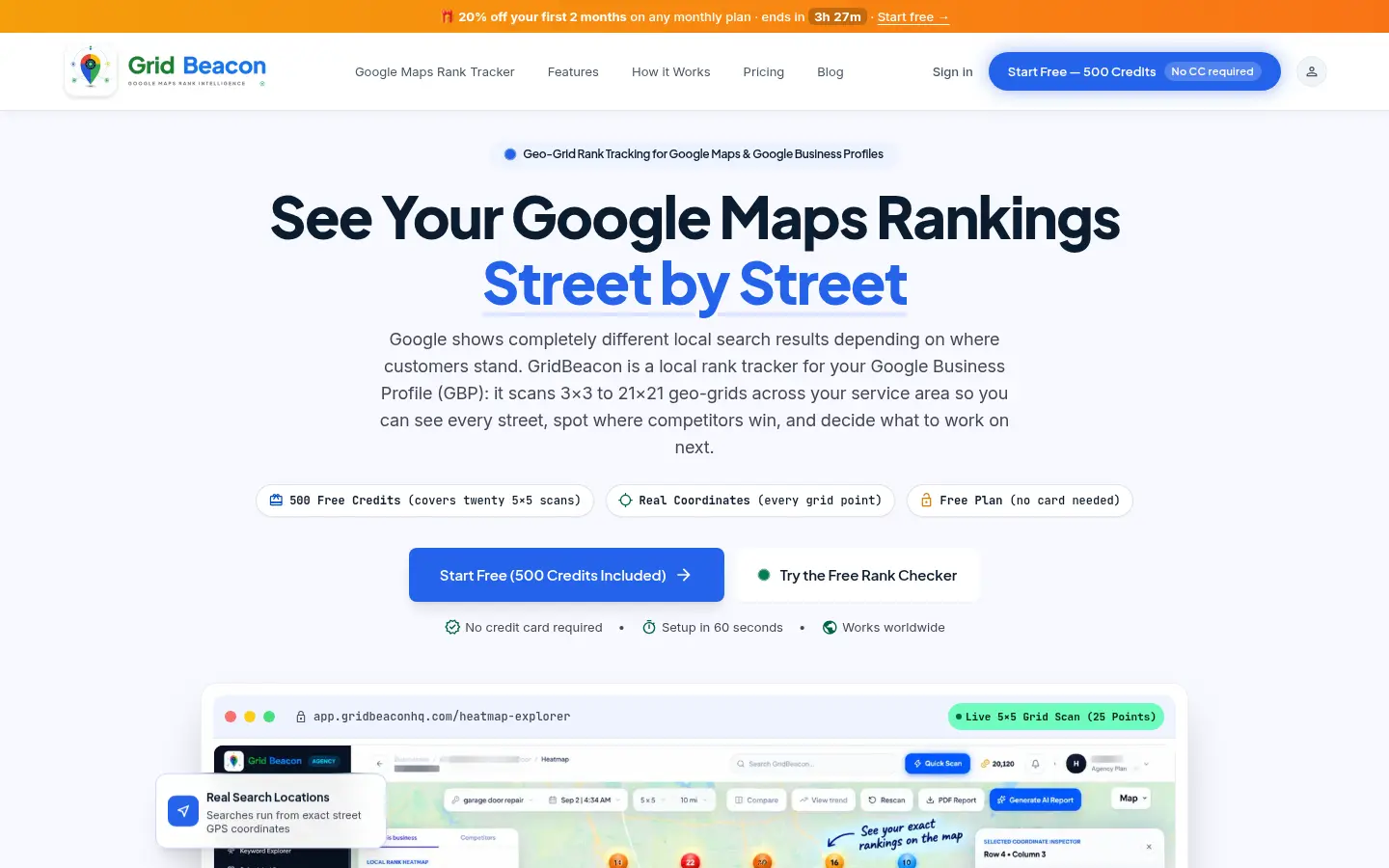 GridBeacon website