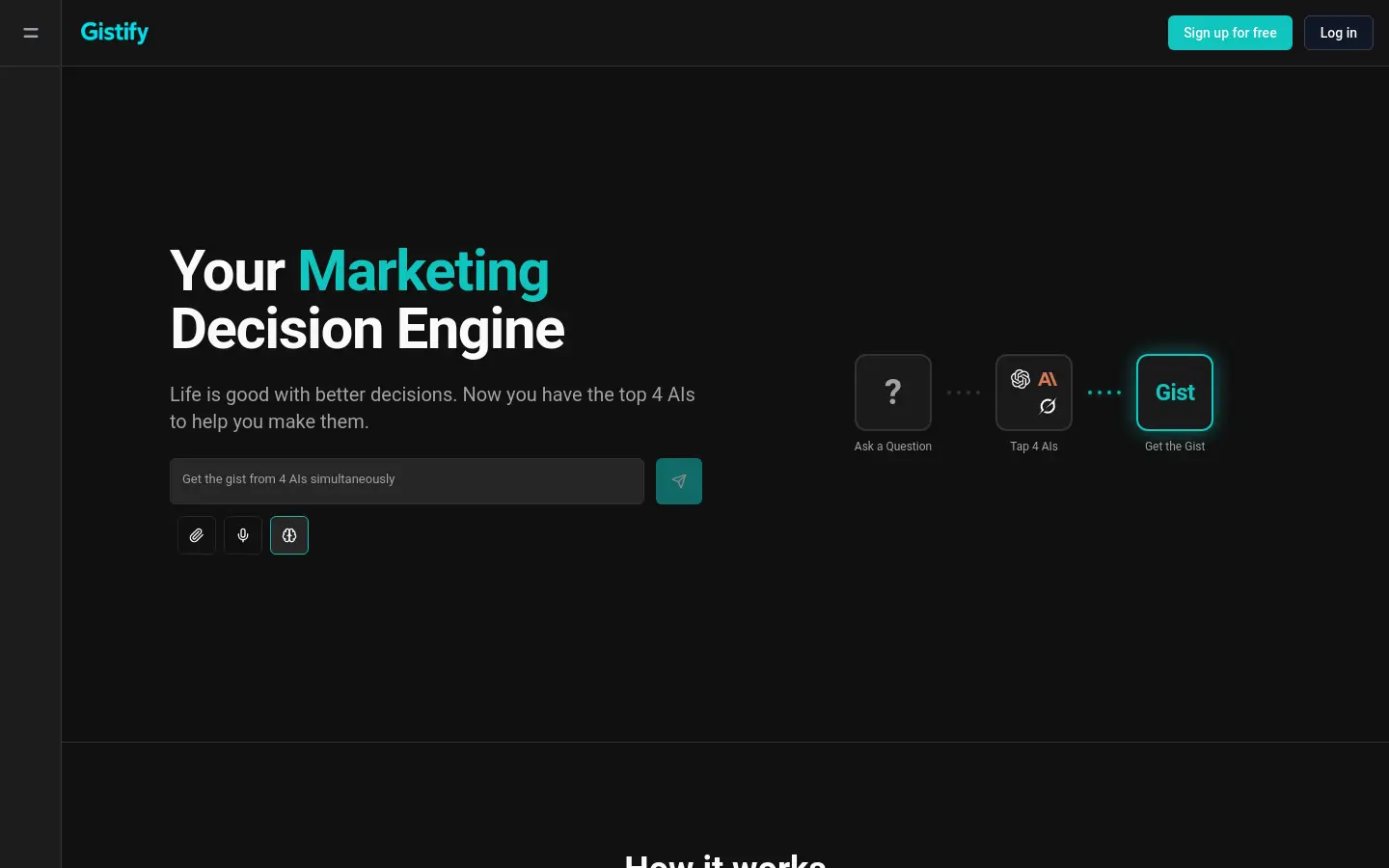 Gistify website
