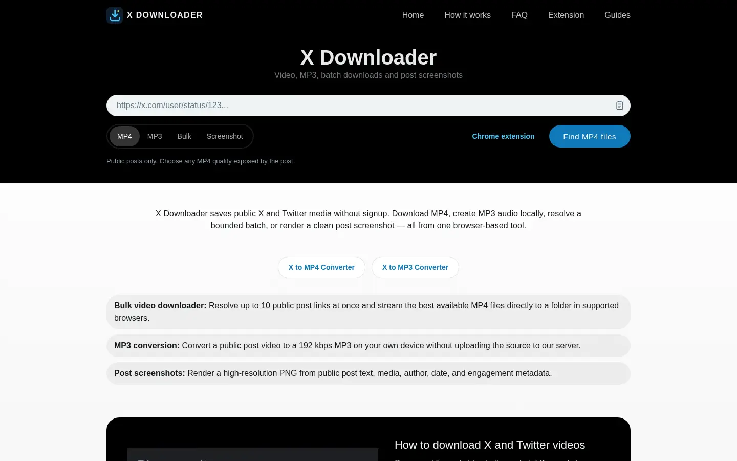 XDownloader website
