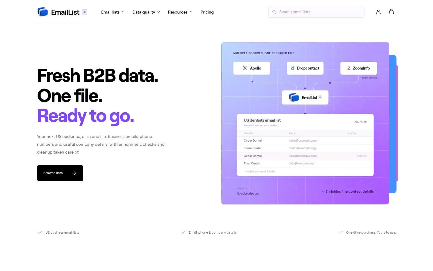 Email List website