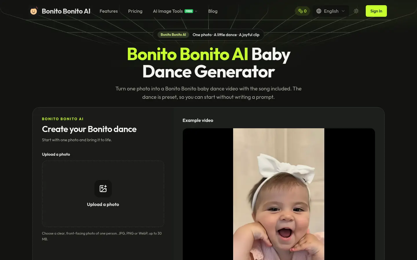 Bonito Bonito AI website